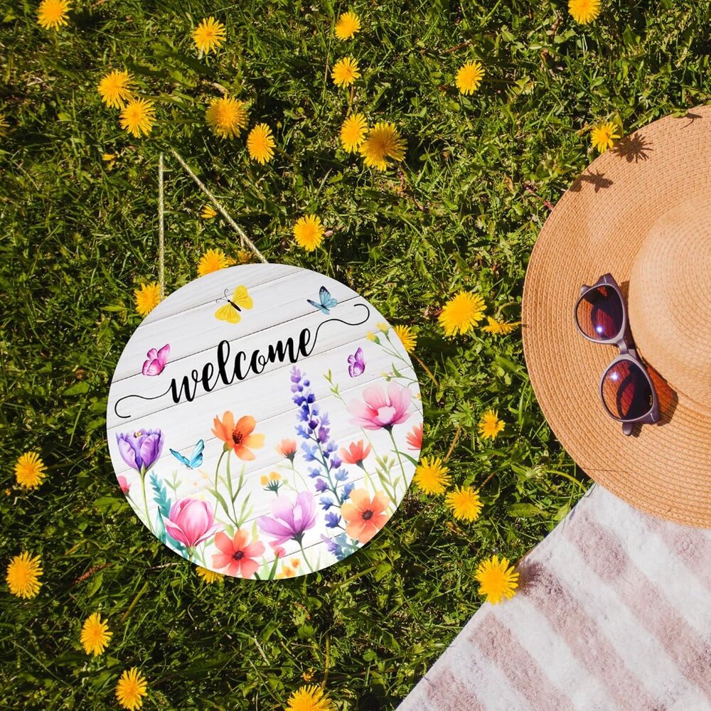 Welcome Spring Door Sign - Picture 5 of 7